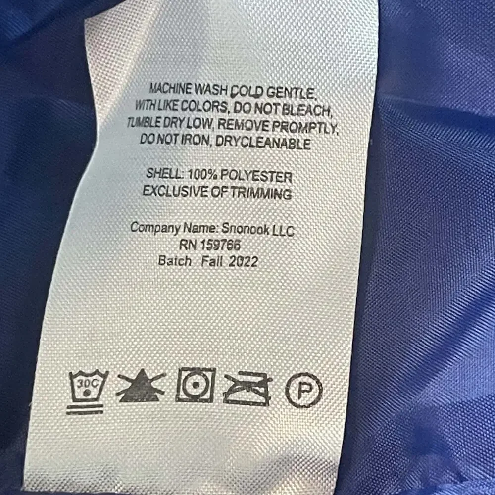 Snonook Blue Quilted Hooded Baby Snowsuit Pram 12-18 Months